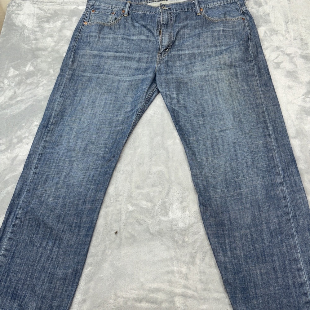 Levi's 569 Loose Straight Fit Jeans Medium Wash Size 42x32